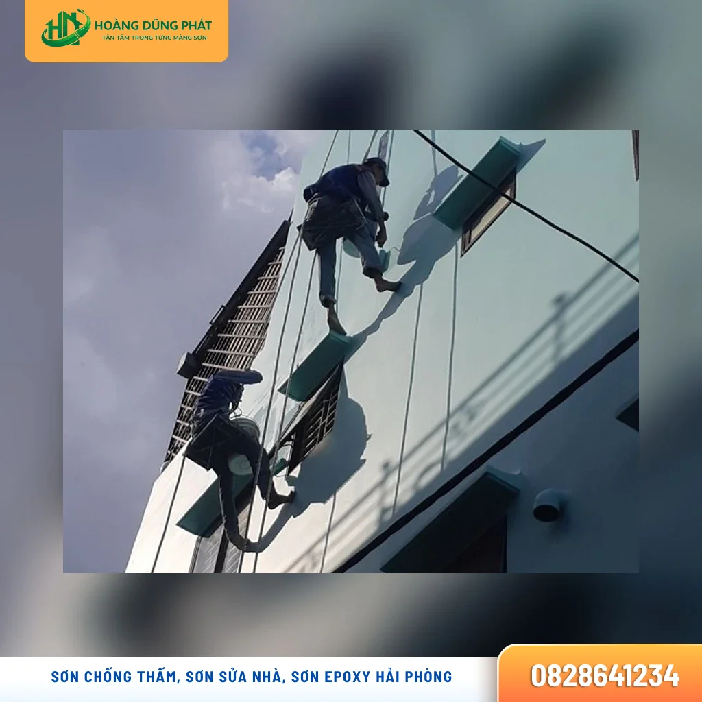 Sơn chống thấm tường Hải Phòng: Hoàng Dũng Phát uy tín