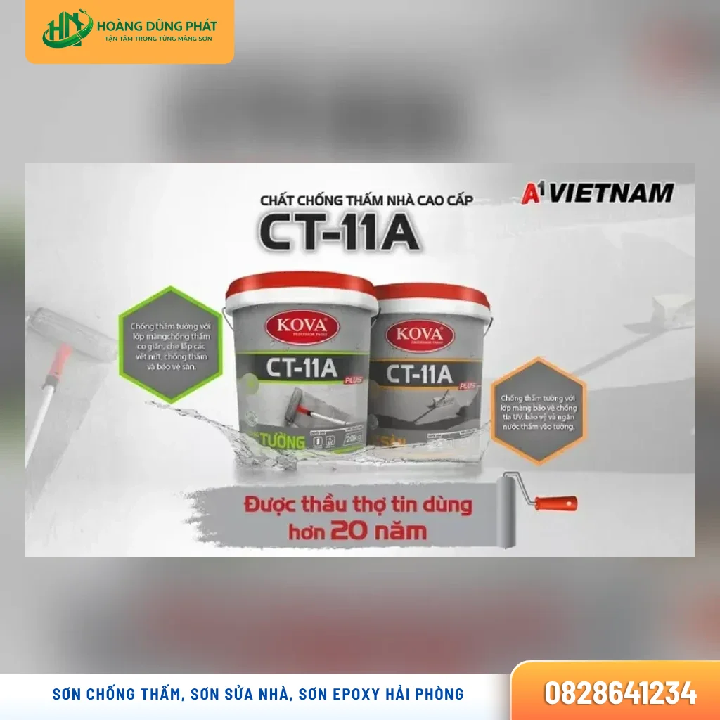 sơn chống thấm sàn kova ct11a Hải Phòng - hình 1